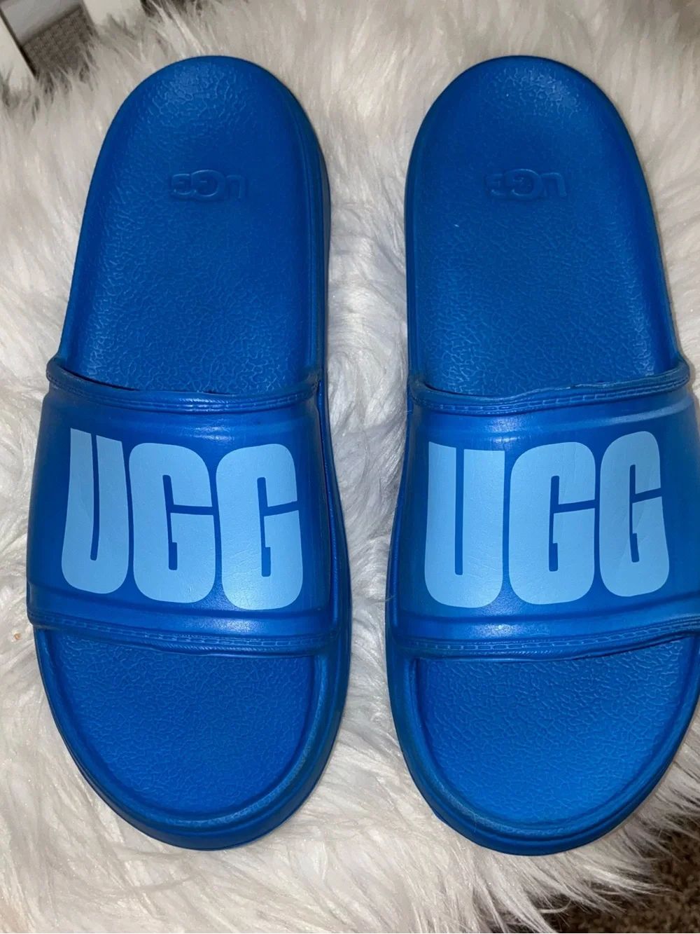 UGG Men’s (unisex) Wilcox Slide Sz 7 Dive Blue color Waterproof Sport Sandal